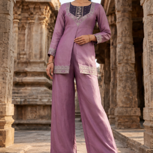 Home cordset with embroidery work