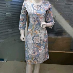 three piece with front embroidery